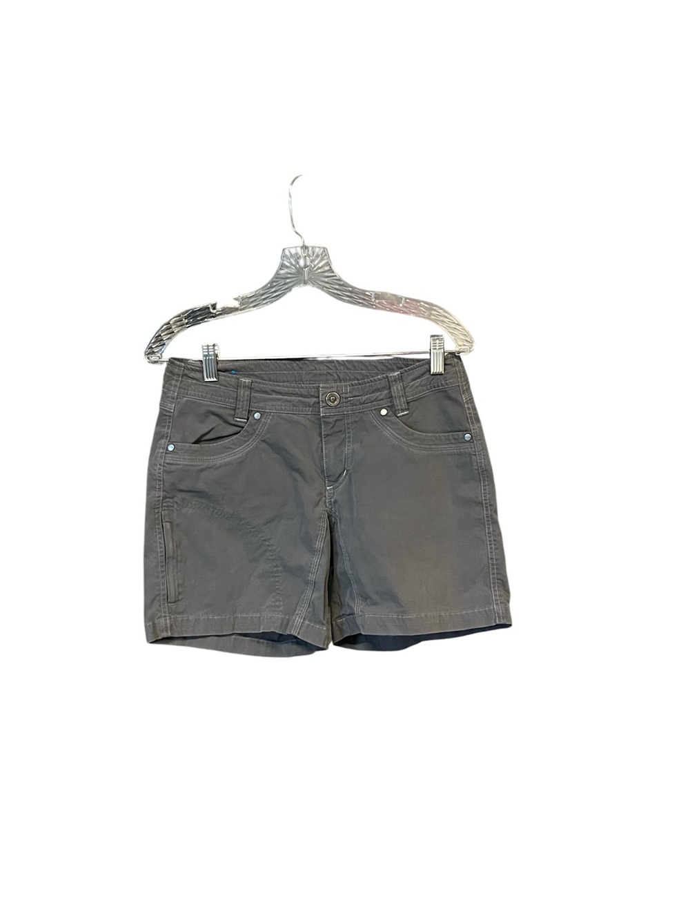 Kuhl Splash Hiking Shorts Women’s Size 6 Gray Stretch Outdoor Cargo Style 6078